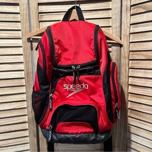 Speedo Backpack Teamster 25L Red Swim / Sports Bag Bucket Bag
